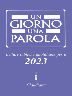 cover image of Un giorno una parola 2023